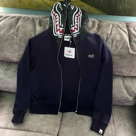 Bathing ape deals x lacoste